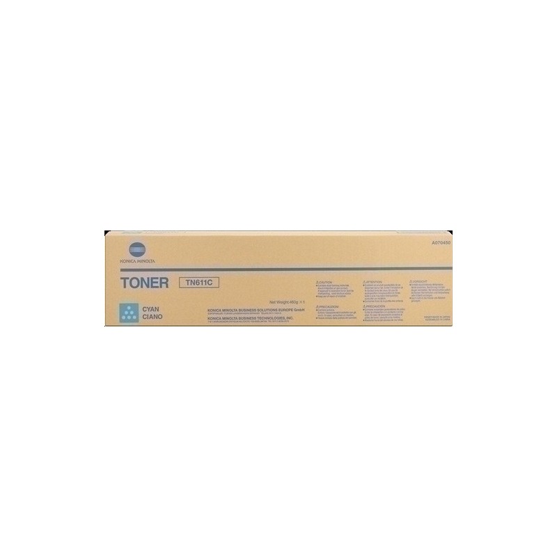 TN611C-TONER KONICA-MINOLTA TN611C CIAN precio por 1 unidades