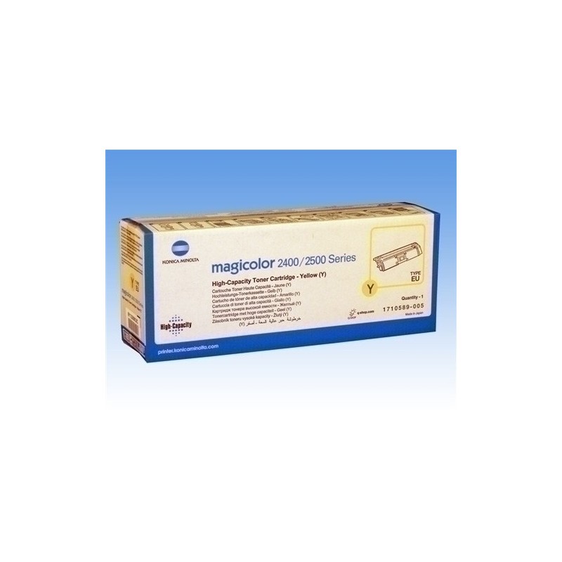 1710589-005-TONER MINOLTA MAGIC COLOR 2400W AMARILLO precio por 1 unidades