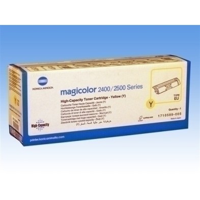1710589-005-TONER MINOLTA MAGIC COLOR 2400W AMARILLO precio por 1 unidades