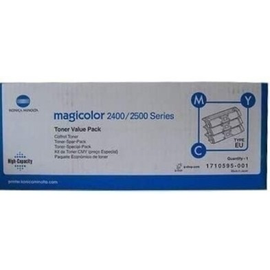 1710595-001-TONER MINOLTA MAGIC COLOR 2400W KIT COL. precio por 1 unidades
