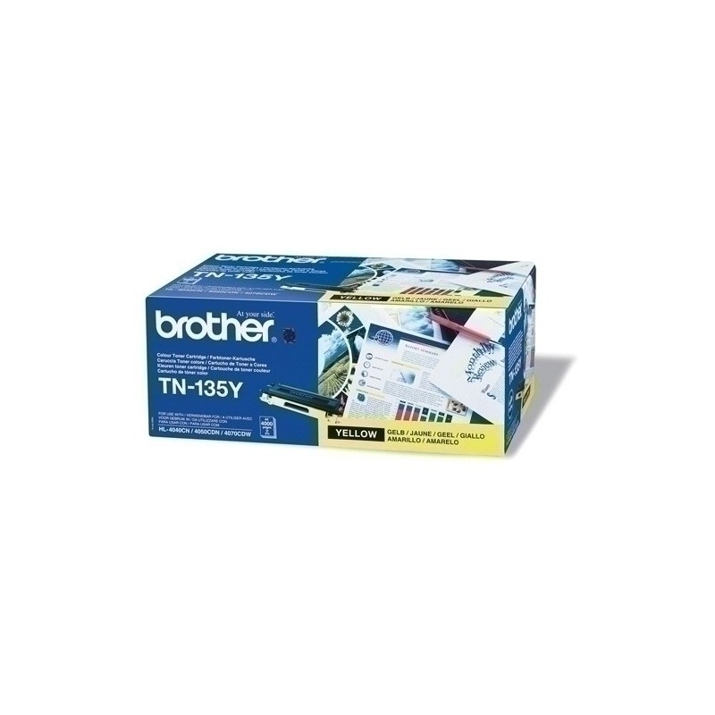 TN135Y-TONER BROTHER TN 135Y AMARILLO precio por 1 unidades