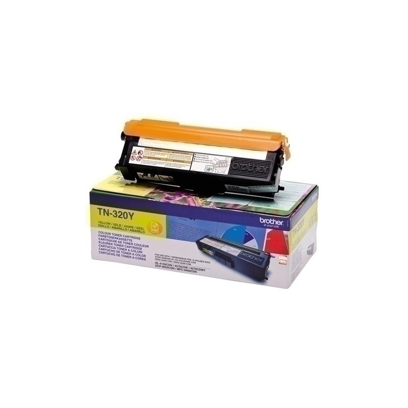 TN320Y-TONER BROTHER TN-320Y AMARILLO precio por 1 unidades