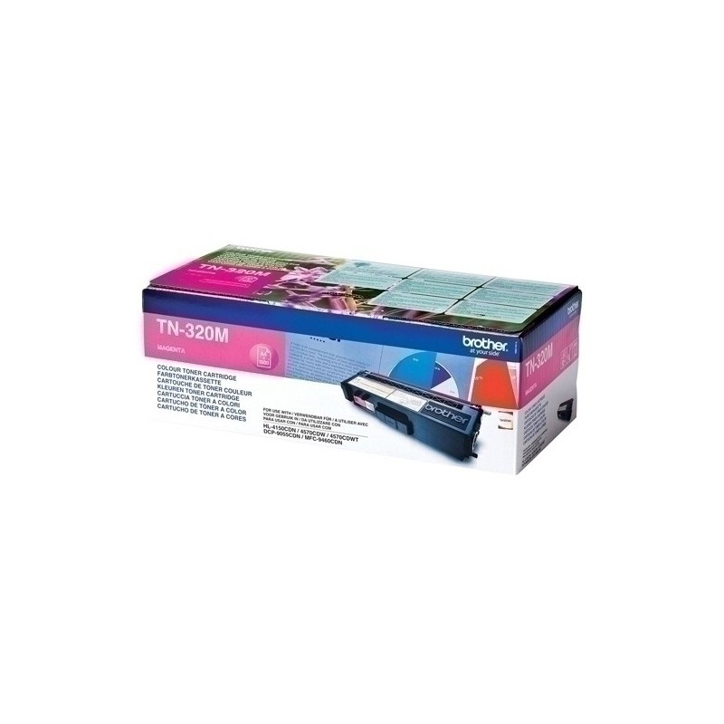 TN320M-TONER BROTHER TN-320M MAGENTA precio por 1 unidades