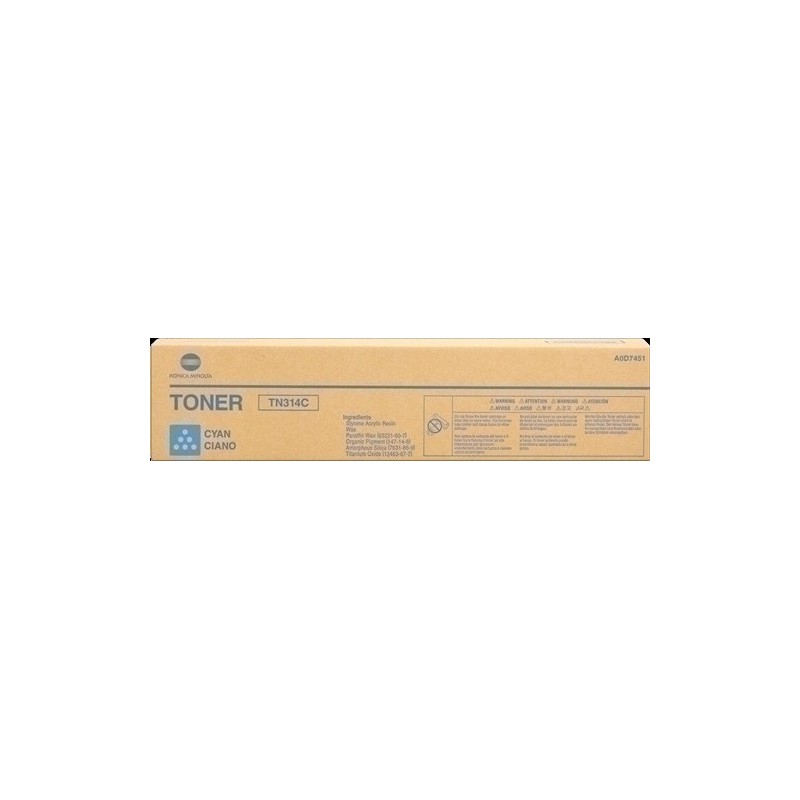 TN314C-TONER KONICA-MINOLTA TN-314C CIAN precio por 1 unidades