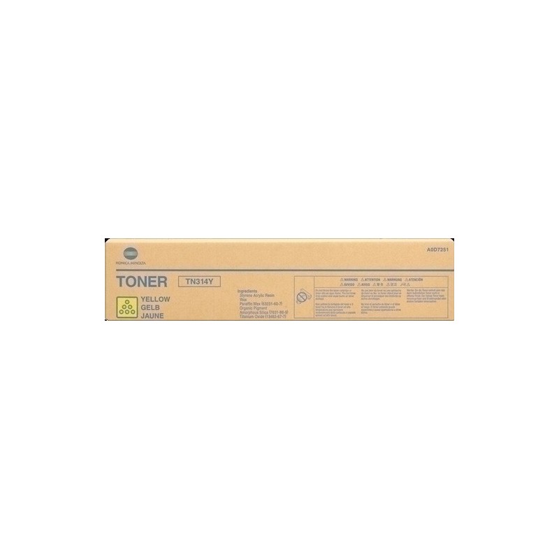 TN314Y-TONER KONICA-MINOLTA TN-314Y AMARILLO precio por 1 unidades