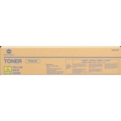 TN314Y-TONER KONICA-MINOLTA TN-314Y AMARILLO precio por 1 unidades