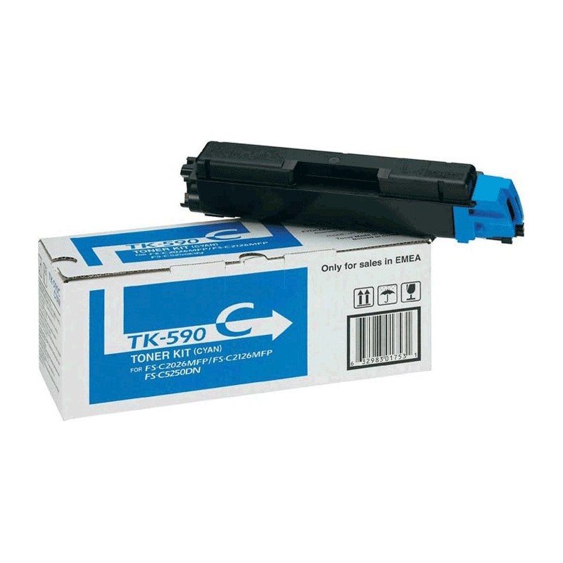 TK590C-TONER KYOCERA-MITA TK-590C CIAN precio por 1 unidades