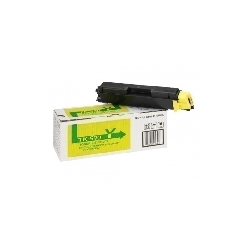 TK590Y-TONER KYOCERA-MITA TK-590Y AMARILLO precio por 1 unidades