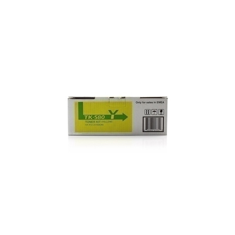 TK580Y-TONER KYOCERA-MITA TK-580Y AMARILLO precio por 1 unidades