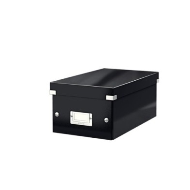 60420095-ARCHIVADOR CAJA PARA DVD"S LEITZ NEGRO precio por 1 unidades