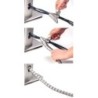 9929801-ORGANIZADOR CABLES FELLOWES CABLE ZIP PT precio por 6 unidades
