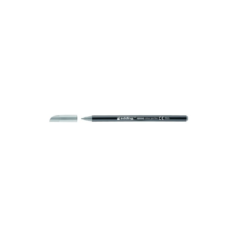 1200026-ROTUL.EDDING 1200  PASTEL GRIS PLATA precio por 10 unidades