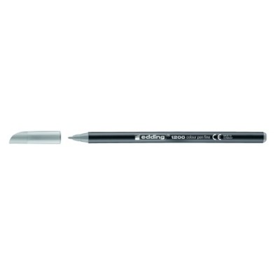 1200026-ROTUL.EDDING 1200  PASTEL GRIS PLATA precio por 10 unidades