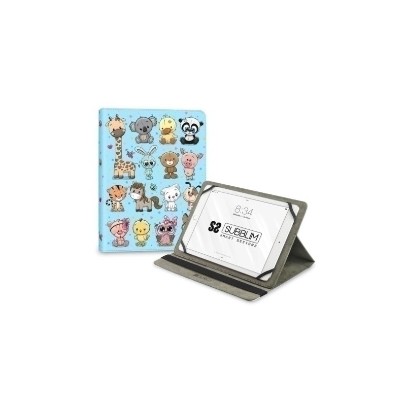 SUBCUT-4TC015-FUNDA TABLET SUBBLIM TRENDY  ANIMALS 11" precio por 1 unidades