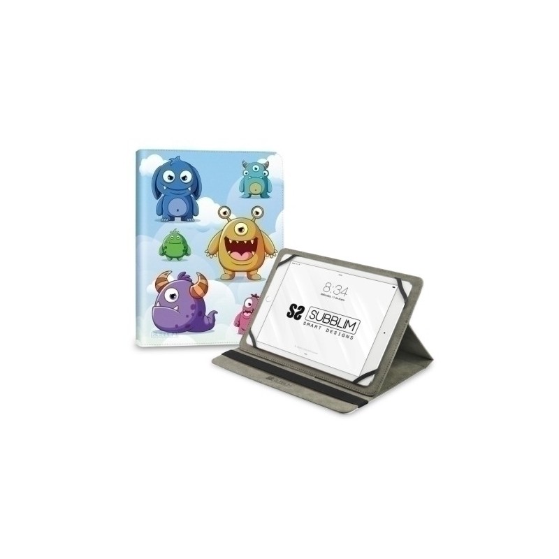SUBCUT-4TC014-FUNDA TABLET SUBBLIM TRENDY  MONSTER 11" precio por 1 unidades