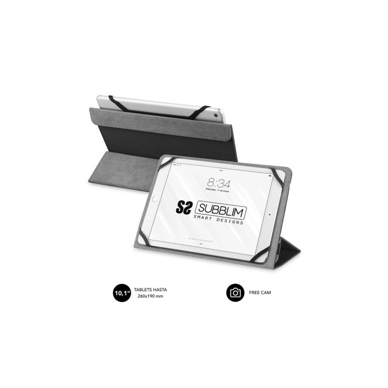 SUB-CUT-2FC001-FUNDA TABLET SUBBLIM FREECAM  10.1" NG precio por 1 unidades