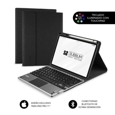 SUB-KT4-BTPI50-FUNDA TABLET SUBBLIM PRO BL BT PRO 11 precio por 1 unidades