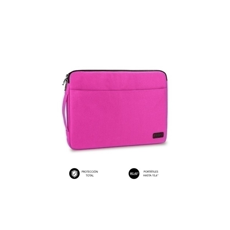 SUB-LS-0PS0104-FUNDA PORTATIL SUBBLIM URBAN 15.6" ROSA precio por 1 unidades