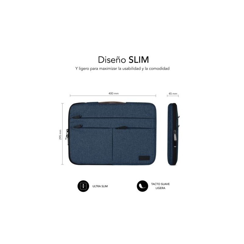 SUBLS-AP36052-FUNDA PORTATIL SUBBLIM AIR P. 15.6" AZUL precio por 1 unidades