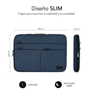 SUBLS-AP36052-FUNDA PORTATIL SUBBLIM AIR P. 15.6" AZUL precio por 1 unidades