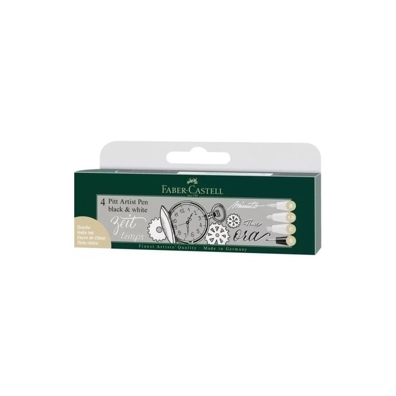 167151-ROTUL.FABER PITT (3 blancos y 1 negro) B precio por 1 unidades