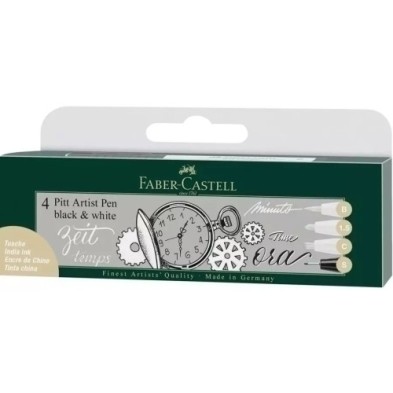 167151-ROTUL.FABER PITT (3 blancos y 1 negro) B precio por 1 unidades