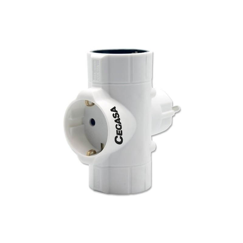 328201-ENCHUFE ADAPTADOR CEG.3 TOMAS SCHUKO precio por 1 unidades