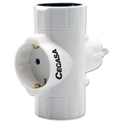 328201-ENCHUFE ADAPTADOR CEG.3 TOMAS SCHUKO precio por 1 unidades