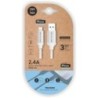 TEC2005-CABLE TECHONE USB-LIGHTNING BLANCO 1 m. precio por 1 unidades