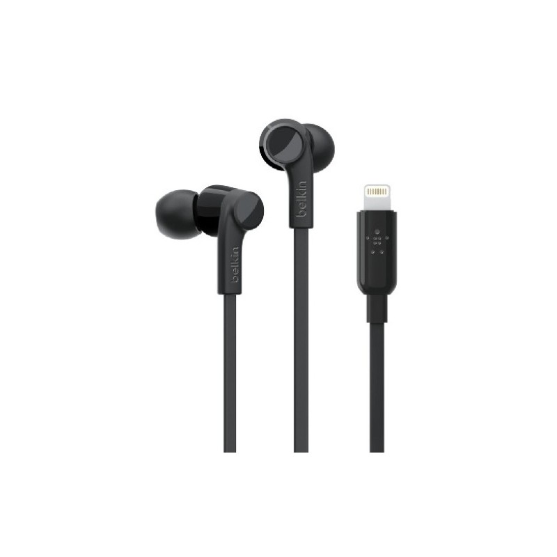 G3H0001BTBLK-AURICULARES BELKIN BOTON LIGHTNING NEGRO precio por 1 unidades