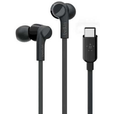 G3H0002BTBLK-AURICULARES BELKIN BOTON USB-C NEGRO precio por 1 unidades
