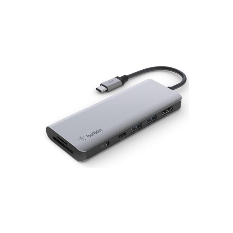 AVC009BTSGY-ADAPTADOR BELKIN USB-C A SD. MICROSD. AU precio por 1 unidades