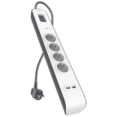 BSV401VF2M-ENCHUFE PROTECTOR BELKIN 4 SAL.(REGLETA) precio por 1 unidades