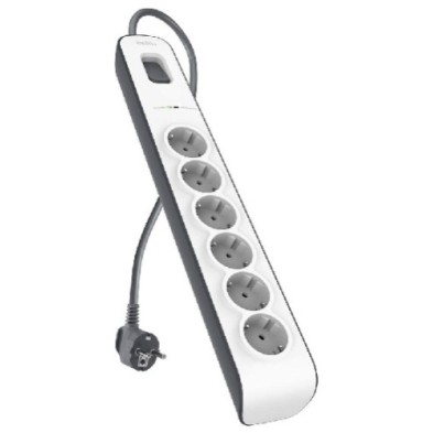 BSV603VF2M-ENCHUFE PROTECTOR BELKIN 6 SAL.(REGLETA) precio por 1 unidades