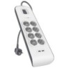 BSV804VF2M-ENCHUFE PROTECTOR BELKIN 8 SAL.(REGLETA) precio por 1 unidades