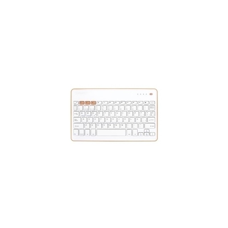 111936740199-TECLADO SILVER HT BLUETOOTH BLANCO/MELOC precio por 1 unidades
