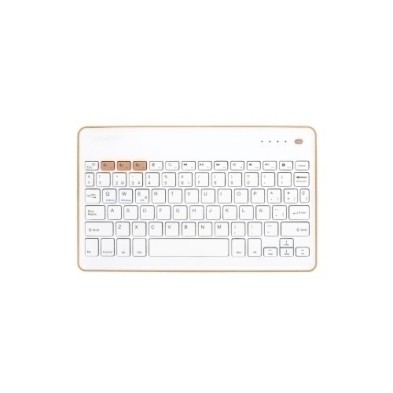 111936740199-TECLADO SILVER HT BLUETOOTH BLANCO/MELOC precio por 1 unidades