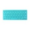 111938740199-TECLADO SILVER HT BLUETOOTH TURQUESA precio por 1 unidades