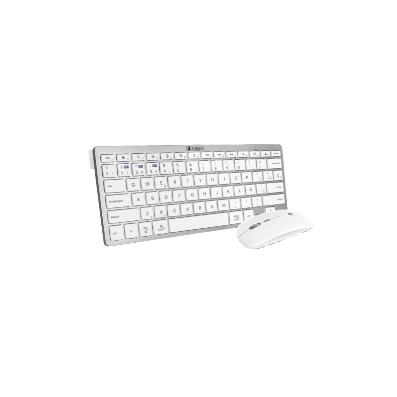 SUBKBC-OCO010-TECLADO Y RATON SUBBLIM COMBO BLANCO precio por 1 unidades