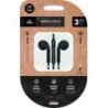 TEC1002-AURICULARES TECHONE BOTON MINI JACK NEGR precio por 1 unidades