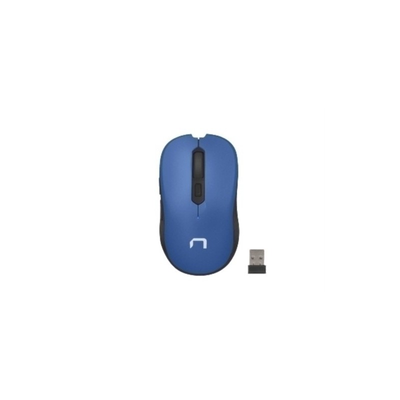 NMY-1651-RATON NATEC TOUCAN OPTICO AZUL-BLANCO precio por 1 unidades