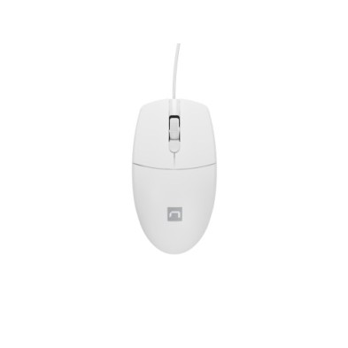 NMY-1988-RATON NATEC RUFF 2 OPTICO BLANCO precio por 1 unidades