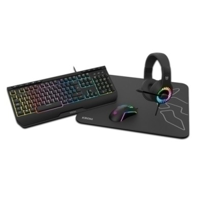 NXKROMKENYA-PACK GAMING 4 EN 1 KROM RGB precio por 1 unidades