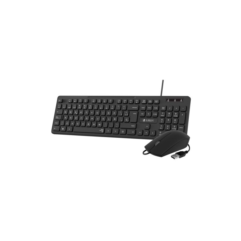 SUBKBC-CSSK01-TECLADO Y RATON SUBBLIM BUSINESS USB precio por 1 unidades