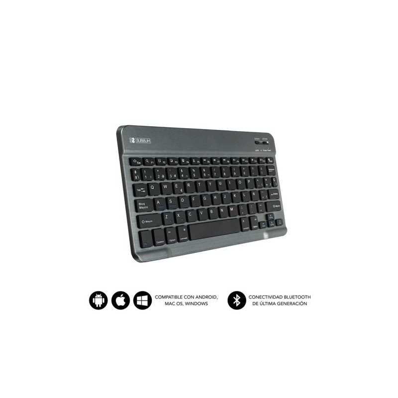 SUB-KBT-SM0002-TECLADO TABLET SUBBLIM SMART BT GRIS precio por 1 unidades