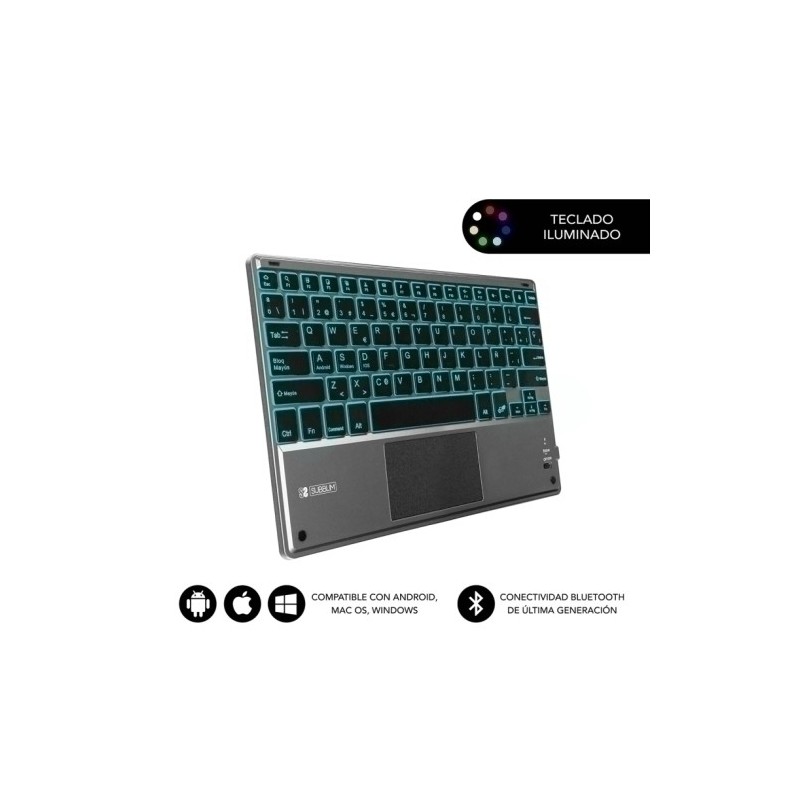 SUB-KBT-SMBT51-TECLADO TABLET SUBBLIM TOUCHPAD GRIS precio por 1 unidades