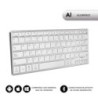 SUB-KB-3ADC200-TECLADO SUBBLIM ADVANCE COMPACT PLATA precio por 1 unidades