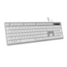 SUBKBC-0EKE20-TECLADO SUBBLIM WIRED ERGO HQ USB PLATA precio por 1 unidades