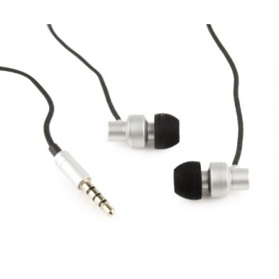 MHS-EP-CDG-S-AURICULARES GEMBIRD MICRO. "PARIS" PLATA precio por 1 unidades