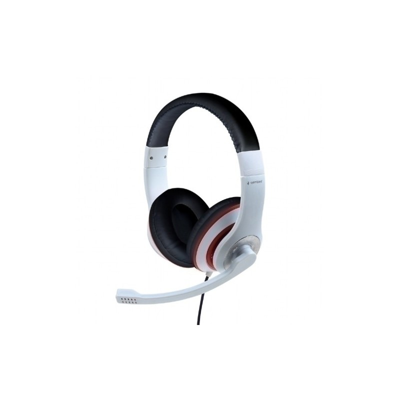 MHS-03-WTRDBK-AURICULARES GEMBIRD MICRO. VOL BLANCO precio por 1 unidades